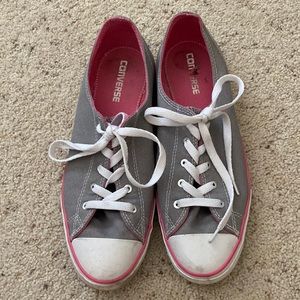 Gray Pink Converse Size 10